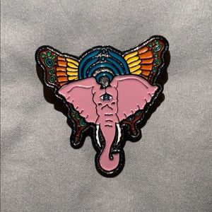 Bassnectar Elephant/Butterfly Pin